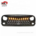 Wrangler JK Hawk mabawa ya mbele grille na taa